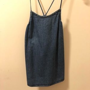 Denim tank top